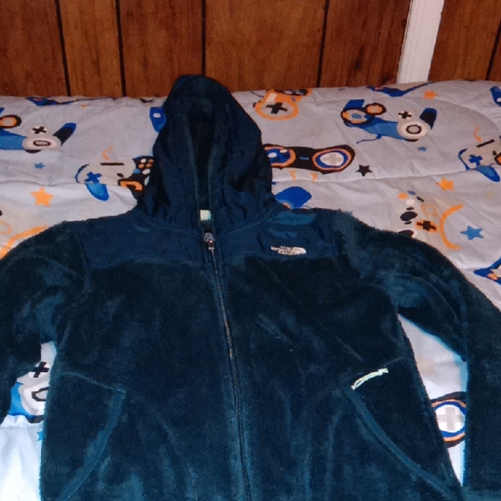 The North Face, Women's Osito Jack, Dark Green , Size S, In Good Condition